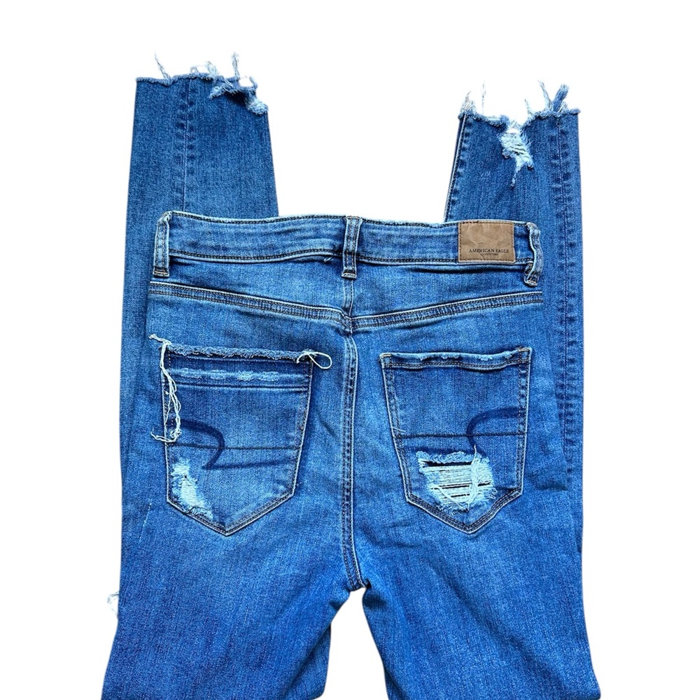 American Eagle Outfitters High Rise Blue Jeans